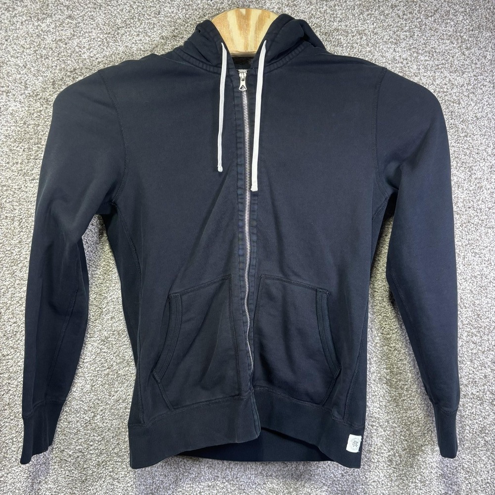 Reigning Champ Hoodie Mens Medium Black Full Zip Fleece Sweatshirt Canada